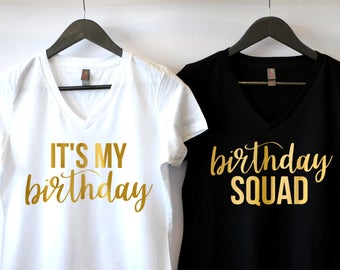 Birthday shirts